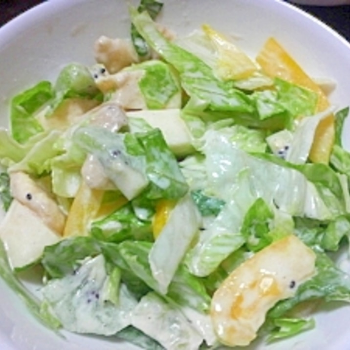 子供も喜ぶフルーツ入りサラダ レシピ 作り方 By きずな4305 楽天レシピ